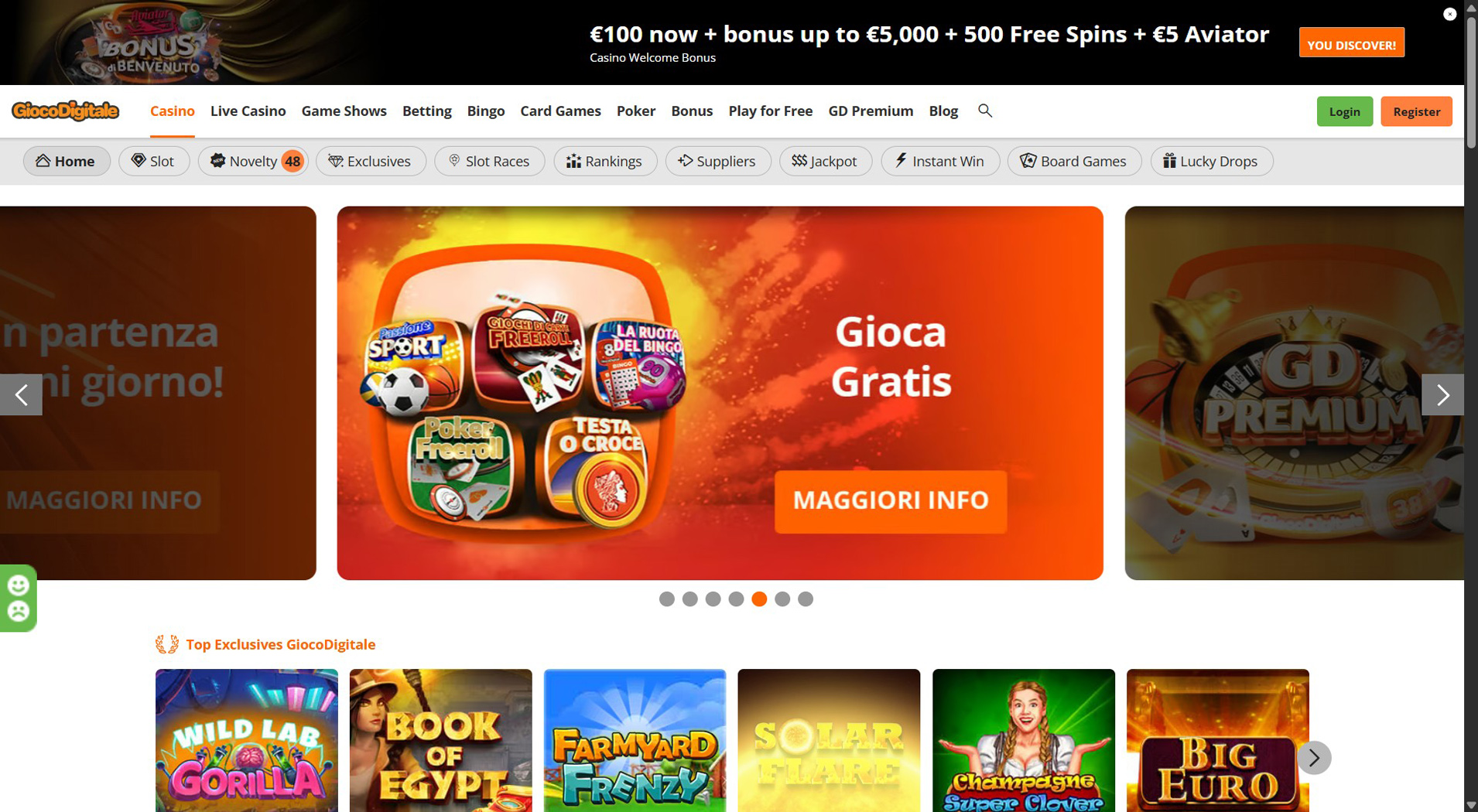 6. Gioco Digitale- Pagamenti rapidi del casinò Maestro
